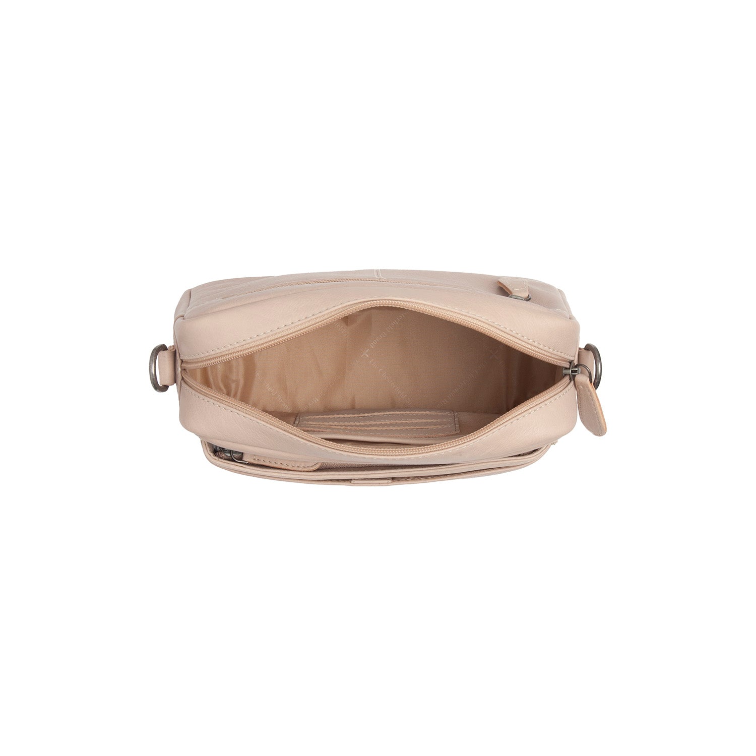 Beige Leather Shoulder Bag Liora, detail view 5