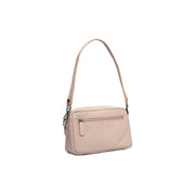Beige Leather Shoulder Bag Liora, detail view 6