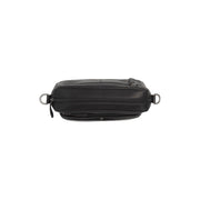 Black Leather Shoulder Bag Liora, detail view 4