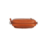 Cognac Leather Shoulder Bag Liora, detail view 4