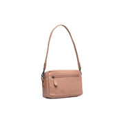 Vintage Rose Leather Shoulder Bag Liora, detail view 6