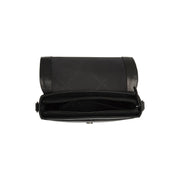 Black Leather Shoulder Bag Lizzola, detail view 1