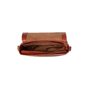 Cognac Leather Shoulder Bag Lizzola, detail view 1