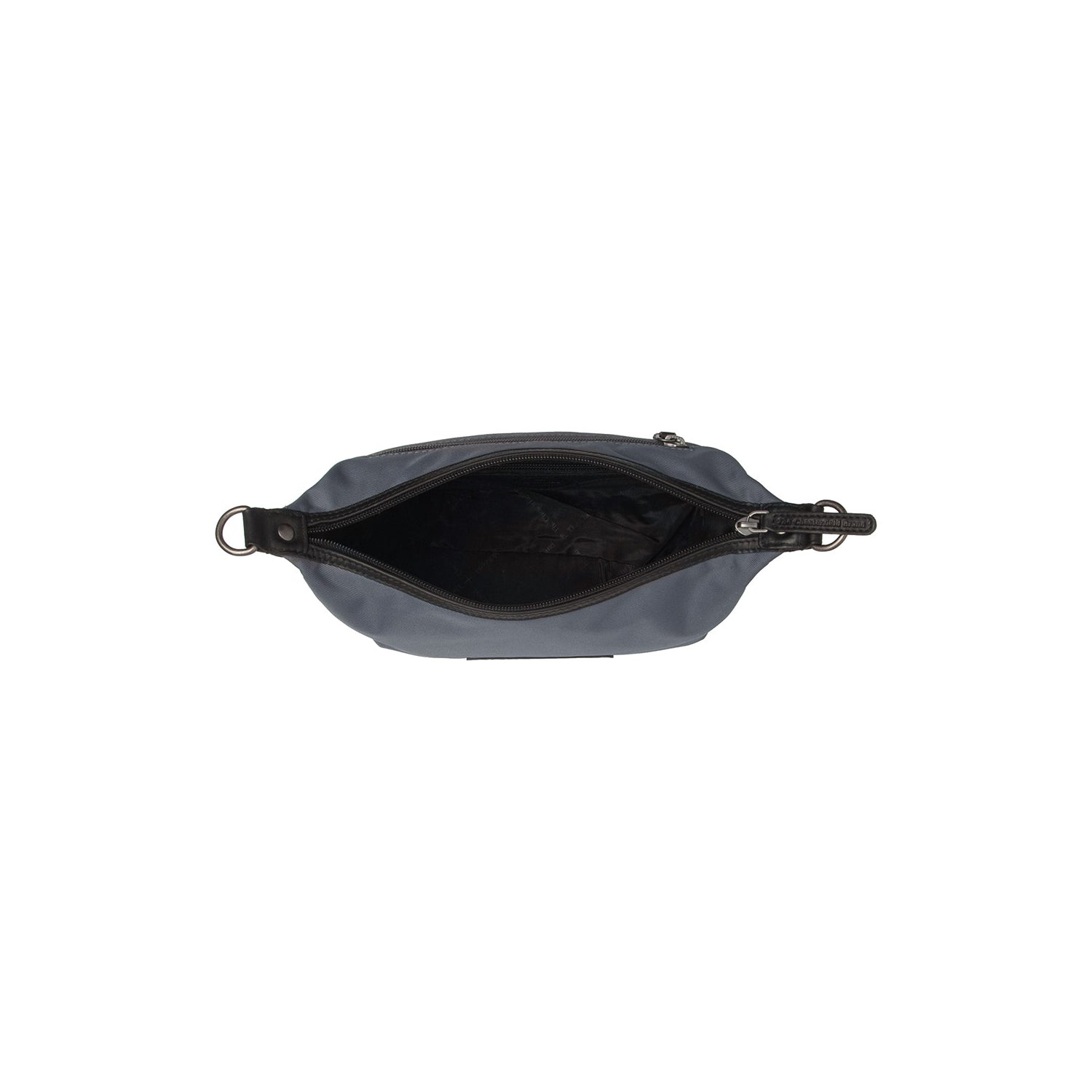 Light Grey Leather Shoulder Bag Lovund, detail view 1