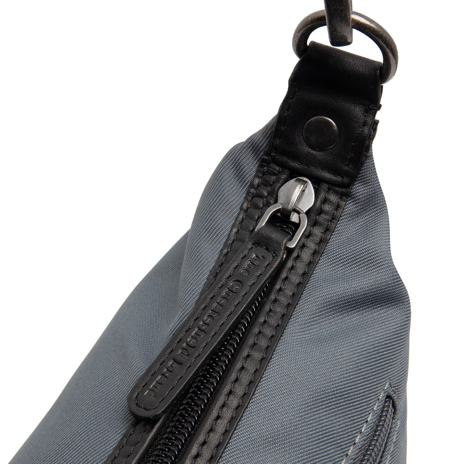 Light Grey Leather Shoulder Bag Lovund, product view 2