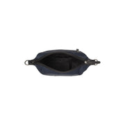 Navy Leather Shoulder Bag Lovund, detail view 1
