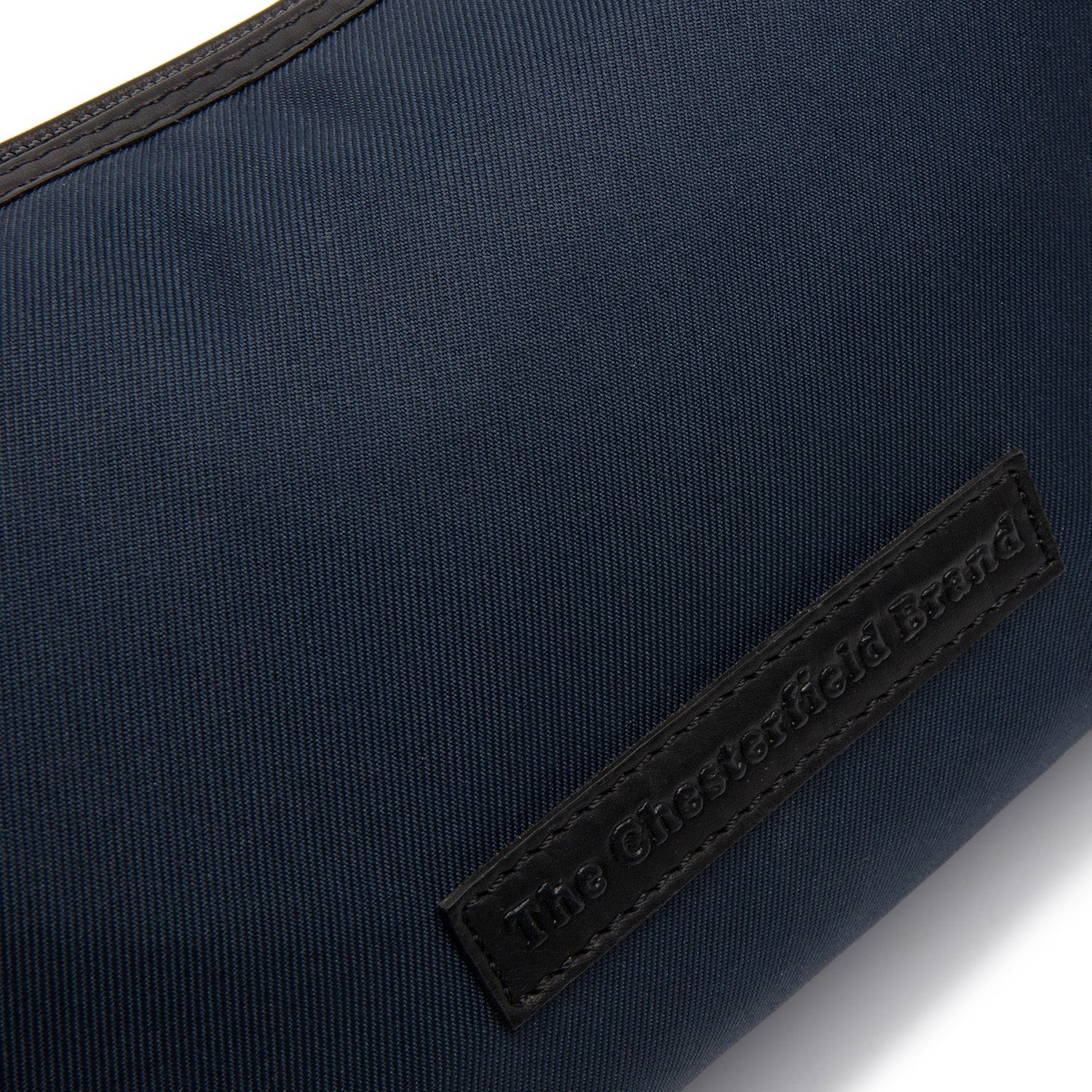 Navy Leather Shoulder Bag Lovund, detail view 3