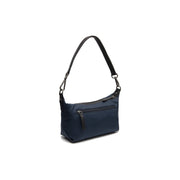 Navy Leather Shoulder Bag Lovund, detail view 4