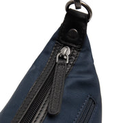 Navy Leather Shoulder Bag Lovund, product view 2