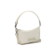 Off White Leather Shoulder Bag Lovund, front view