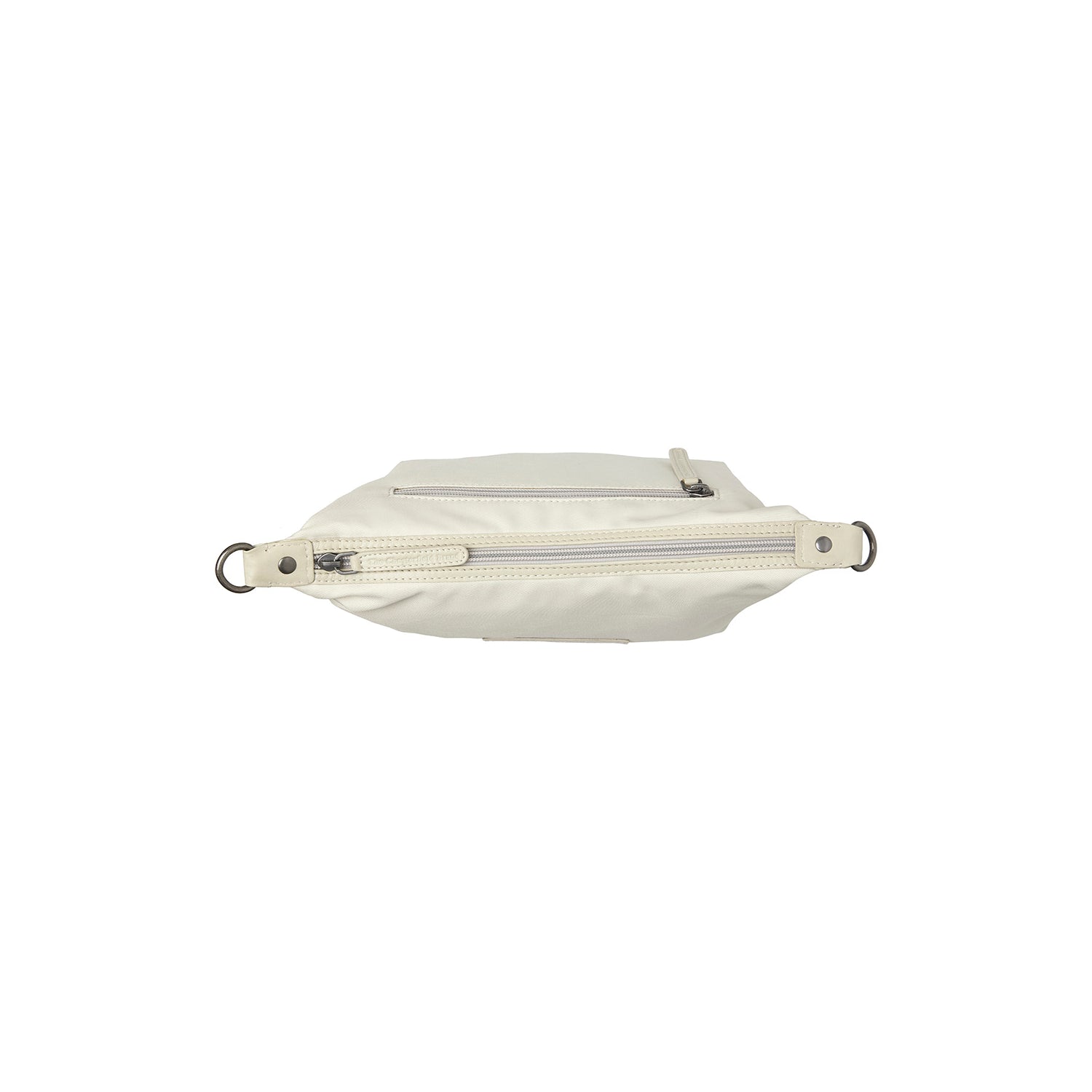 Off White Leather Shoulder Bag Lovund, product view 3