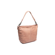 Vintage Rose Leather Shoulder Bag Lucy, detail view 4