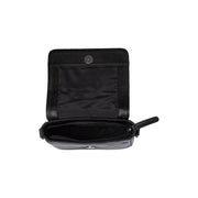 Black Leather Shoulder Bag Marcella, detail view 1