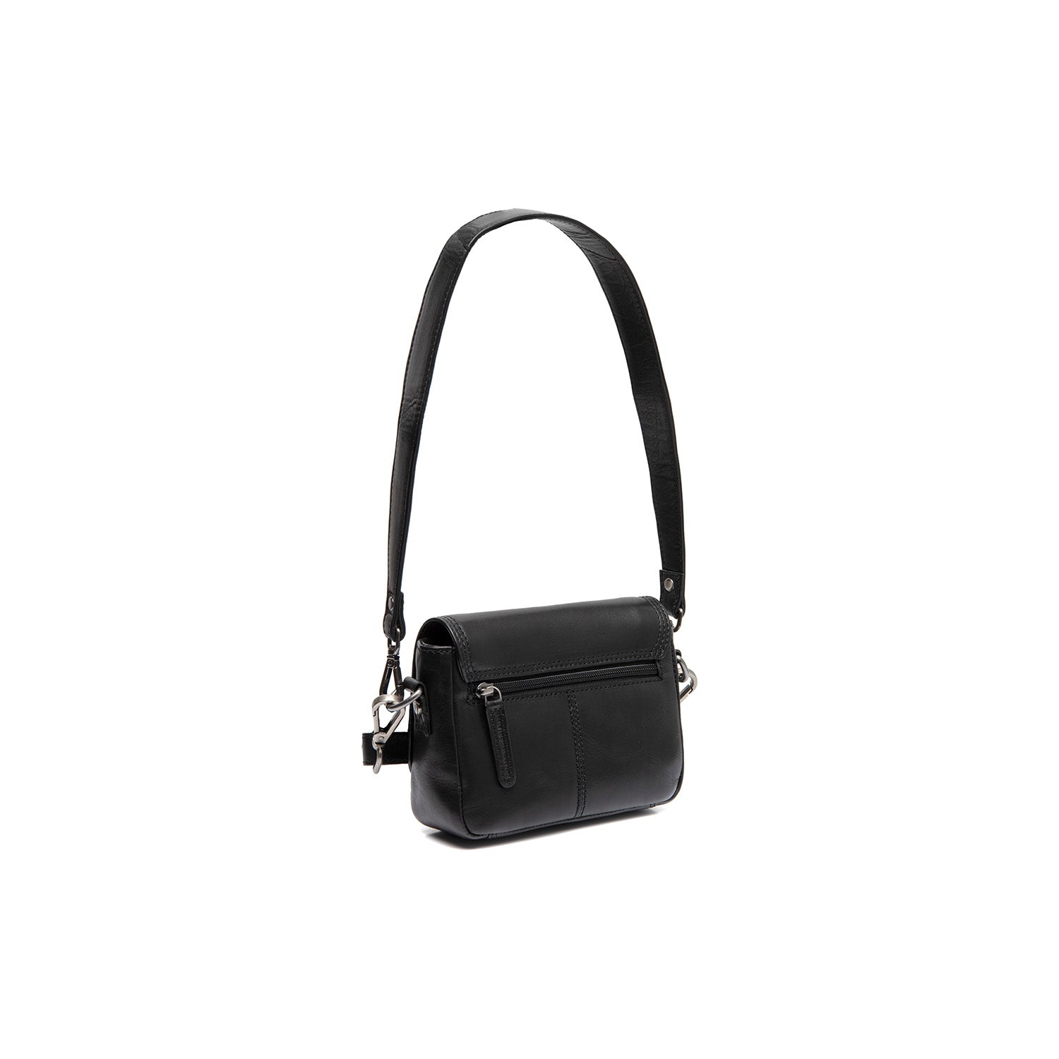 Black Leather Shoulder Bag Marcella, detail view 4