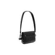 Black Leather Shoulder Bag Marcella, detail view 4