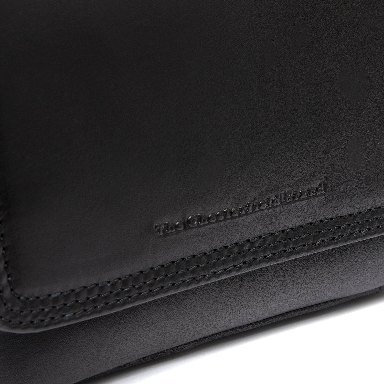 Black Leather Shoulder Bag Marcella, product view 2