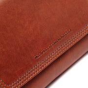 Cognac Leather Shoulder Bag Marcella, product view 3