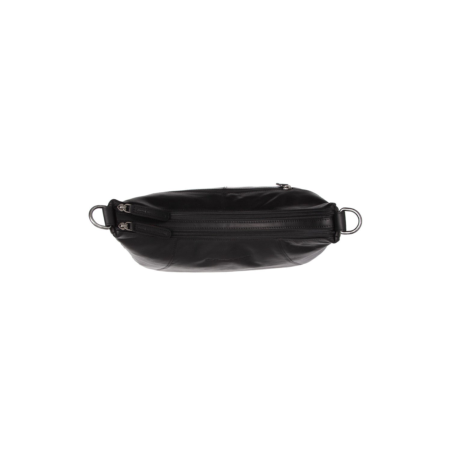 Black Leather Shoulder Bag Marle, detail view 1