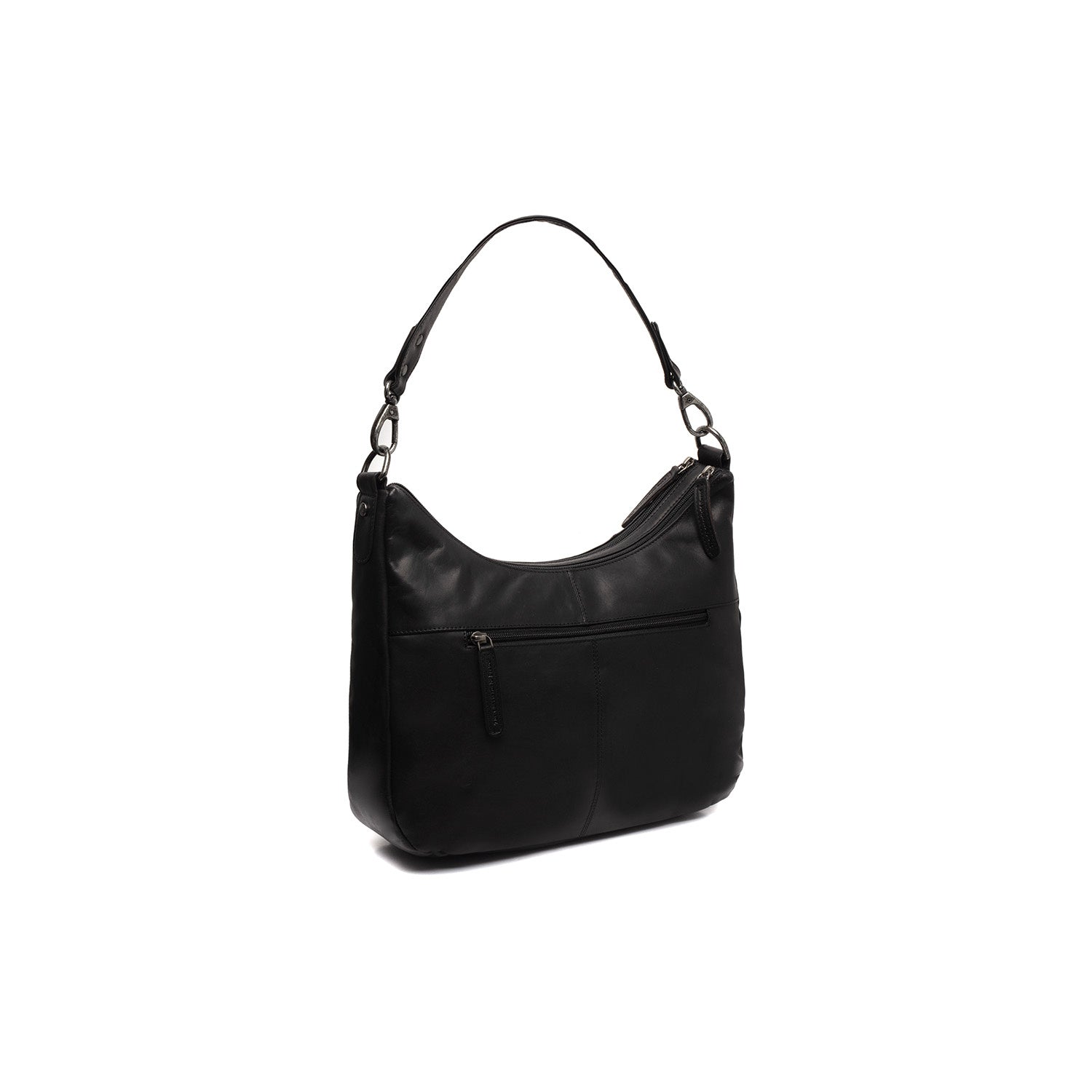Black Leather Shoulder Bag Marle, detail view 4