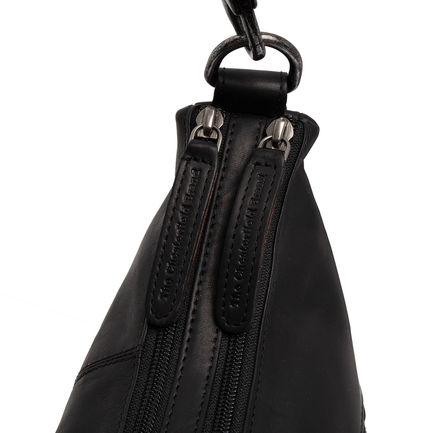 Black Leather Shoulder Bag Marle, product view 2