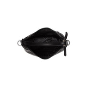 Black Leather Shoulder Bag Marle, product view 3