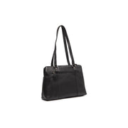 Black Leather Shoulder Bag Marvos, detail view 5