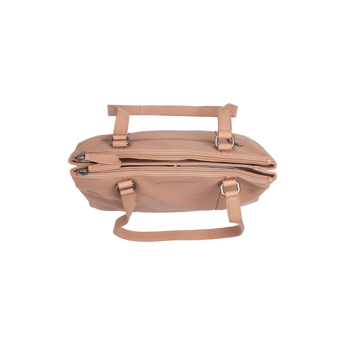 Vintage Rose Leather Shoulder Bag Marvos, detail view 1