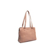 Vintage Rose Leather Shoulder Bag Marvos, front view