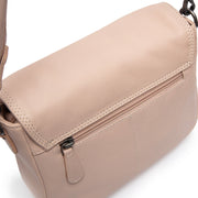 Beige Leather Shoulder Bag Miloa, detail view 3