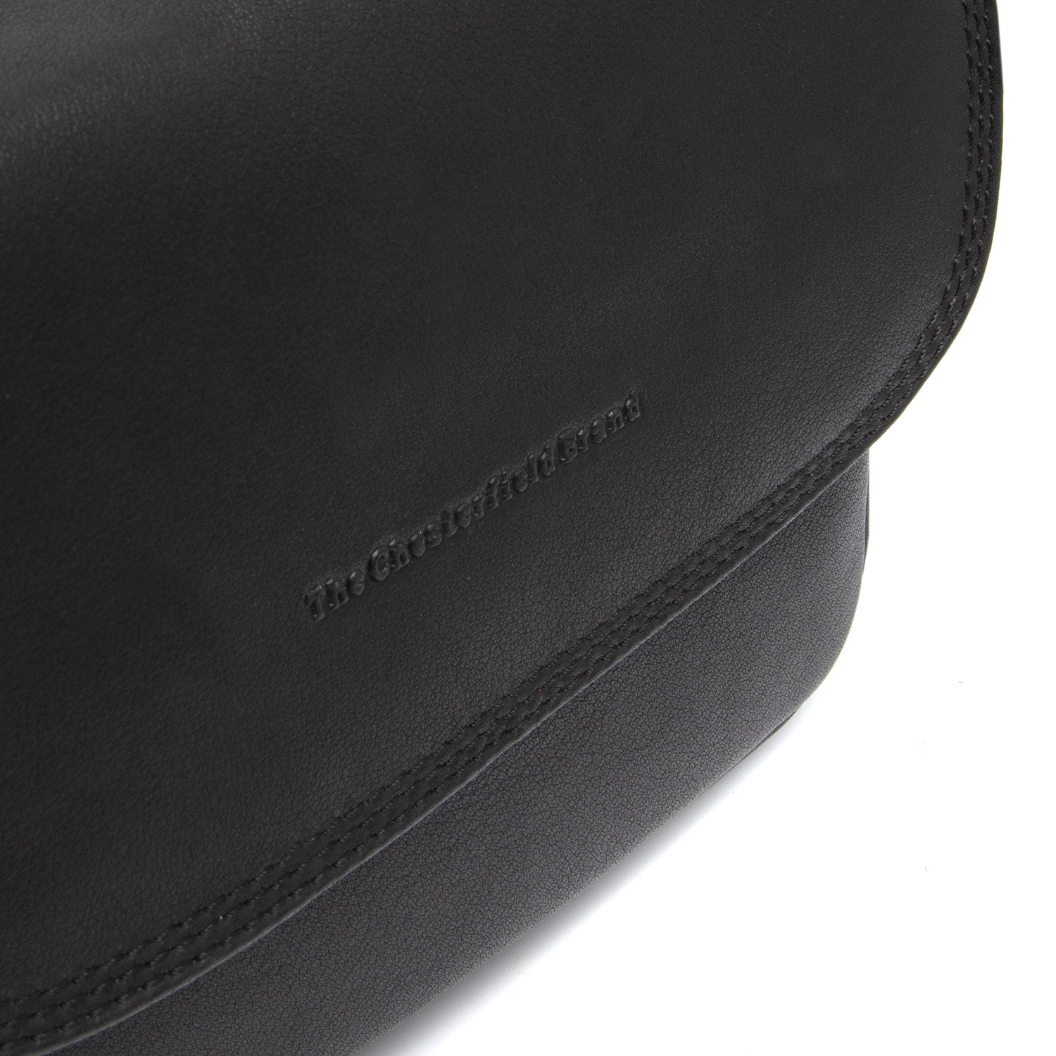 Black Leather Shoulder Bag Miloa, detail view 1