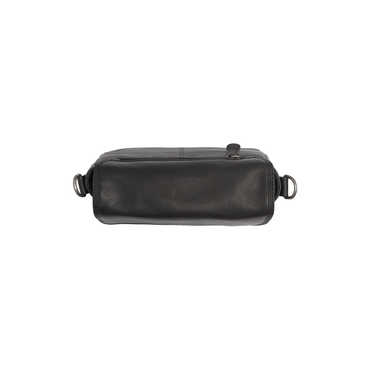 Black Leather Shoulder Bag Miloa, detail view 4