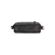 Black Leather Shoulder Bag Miloa, detail view 4