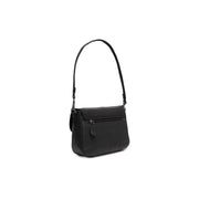 Black Leather Shoulder Bag Miloa, detail view 6