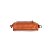 Cognac Leather Shoulder Bag Miloa, detail view 4