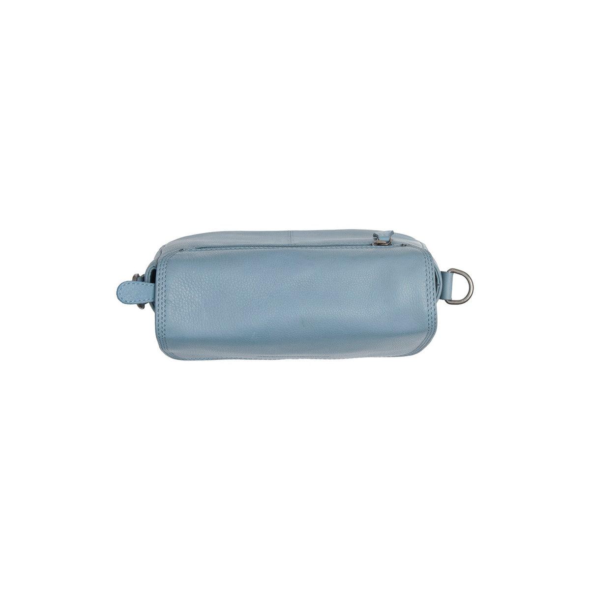 Sky Blue Leather Shoulder Bag Miloa, detail view 4