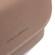 Taupe Leather Shoulder Bag Miloa, detail view 1