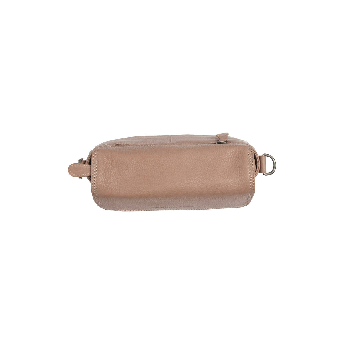 Taupe Leather Shoulder Bag Miloa, detail view 4