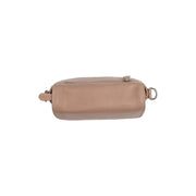 Taupe Leather Shoulder Bag Miloa, detail view 4