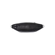 Black Leather Shoulder Bag Moneva, detail view 1