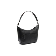 Black Leather Shoulder Bag Moneva, detail view 4