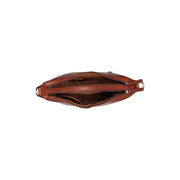 Cognac Leather Shoulder Bag Moneva, detail view 3