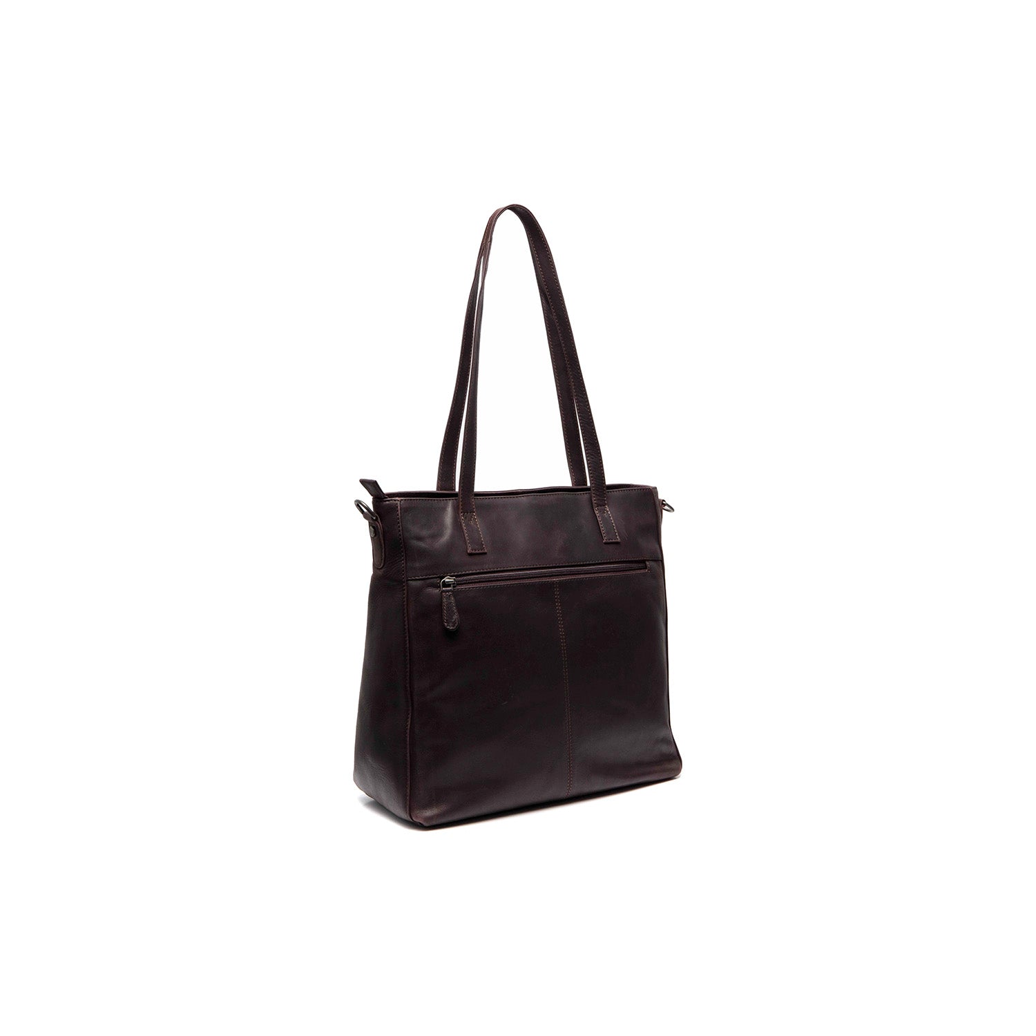 Brown Leather Shoulder Bag Mosel, detail view 4
