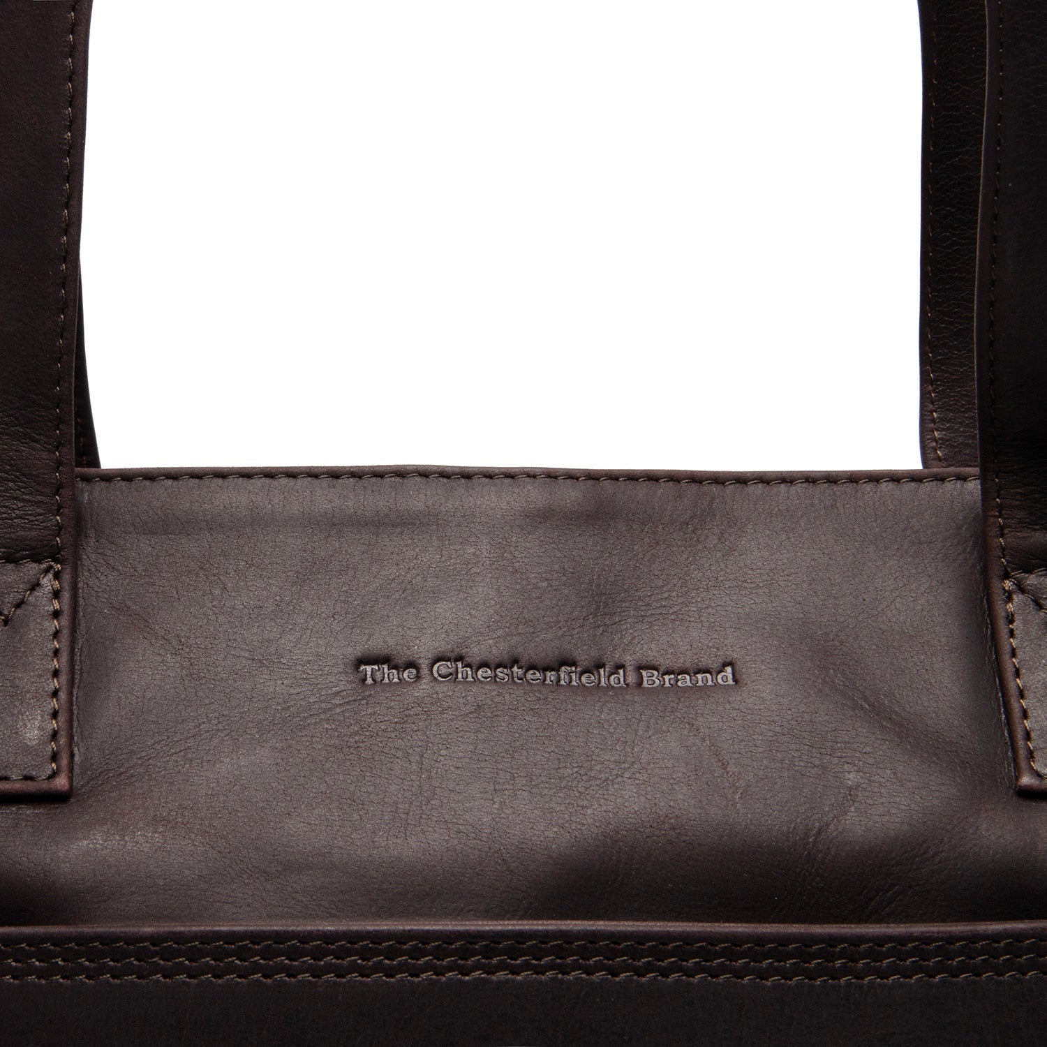 Brown Leather Shoulder Bag Mosel, product view 2
