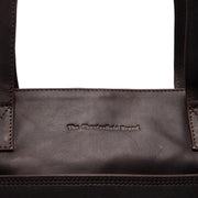 Brown Leather Shoulder Bag Mosel, product view 2