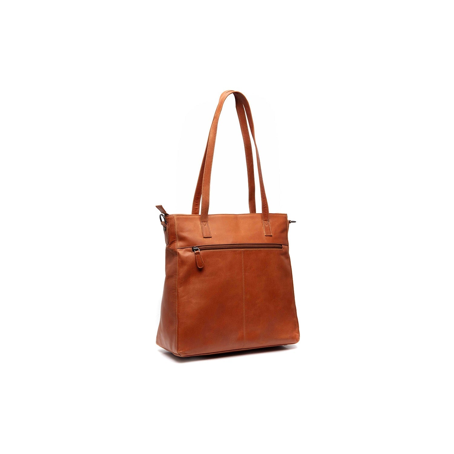 Cognac Leather Shoulder Bag Mosel, detail view 4