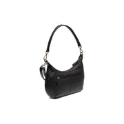 Black Leather Shoulder Bag Nancy, detail view 4