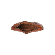Cognac Leather Shoulder Bag Nancy, detail view 4
