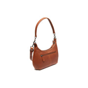 Cognac Leather Shoulder Bag Nancy, detail view 6