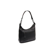 Black Leather Shoulder Bag Olvia, detail view 4