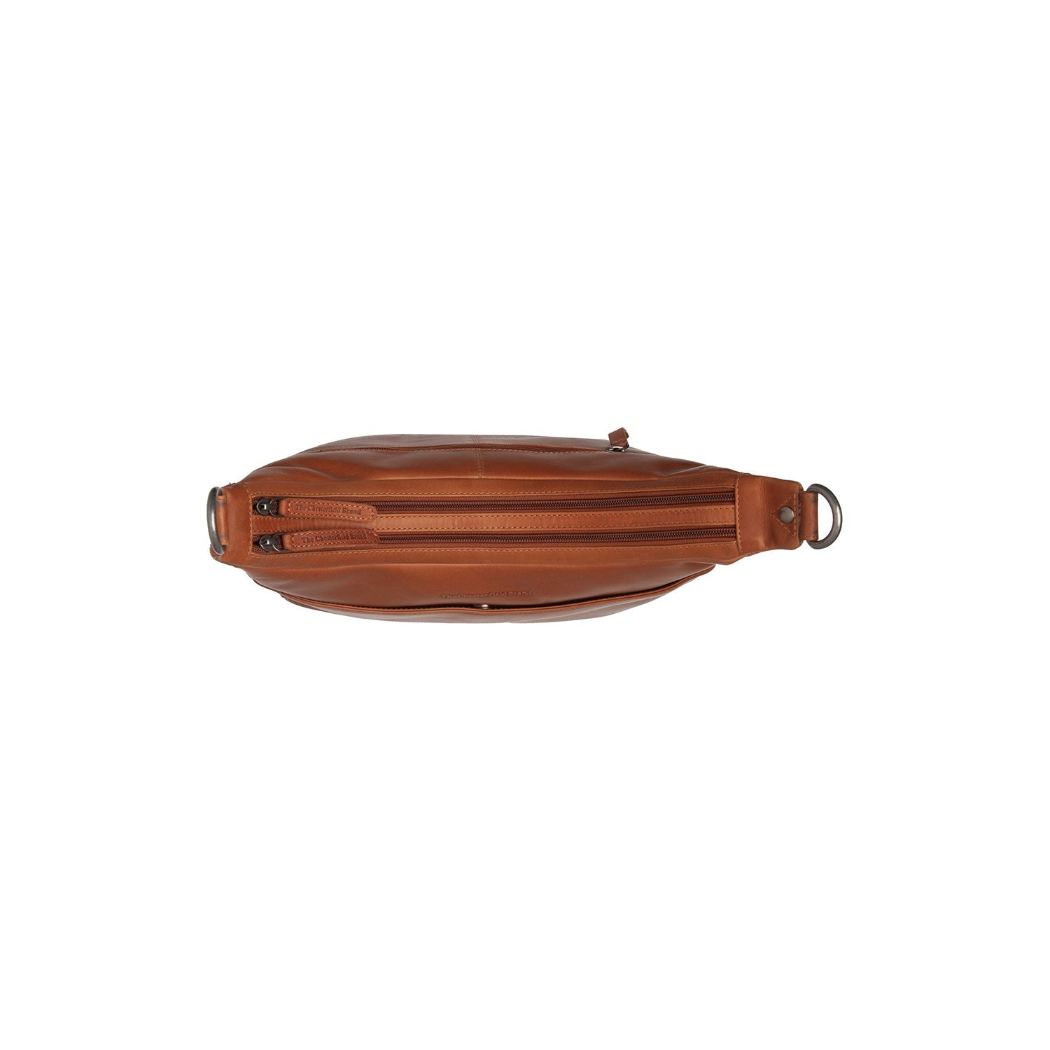 Cognac Leather Shoulder Bag Olvia, detail view 3